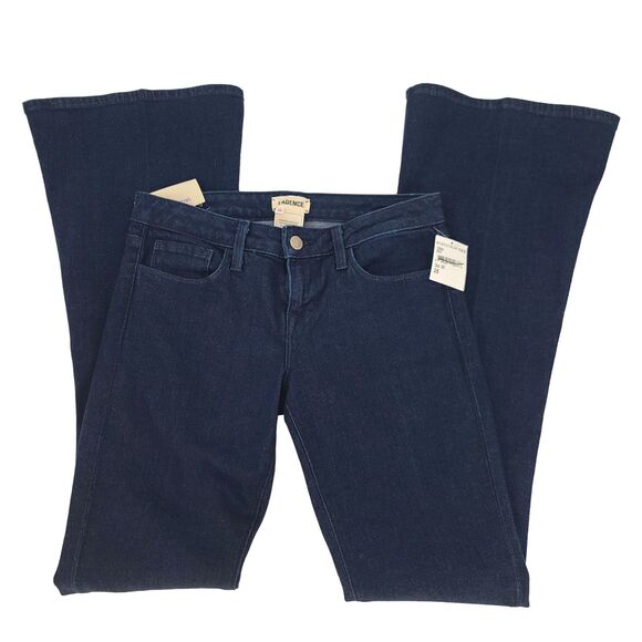 L’Agence Revolve Elysee Low Rise Flare Jeans Indigo Size 26 - Picture 5 of 8